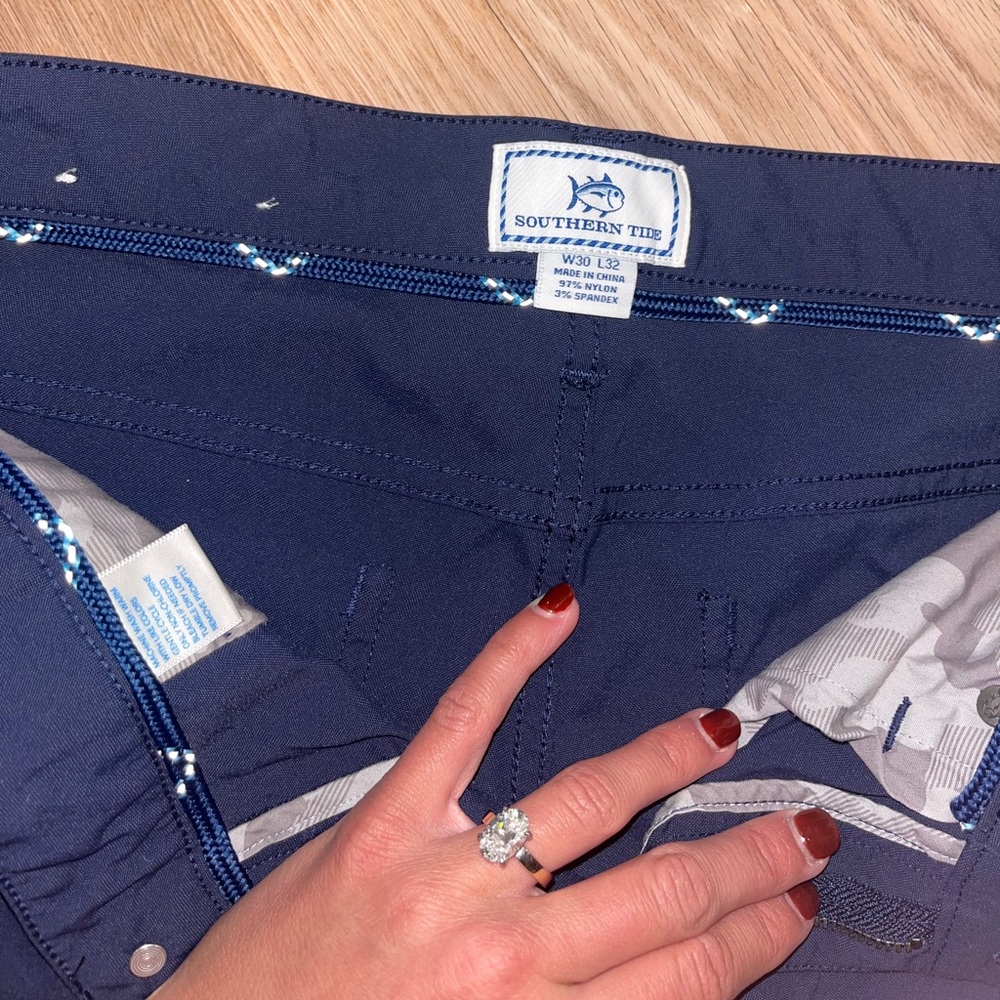 Southern Tide MENS Navy Blue Pants